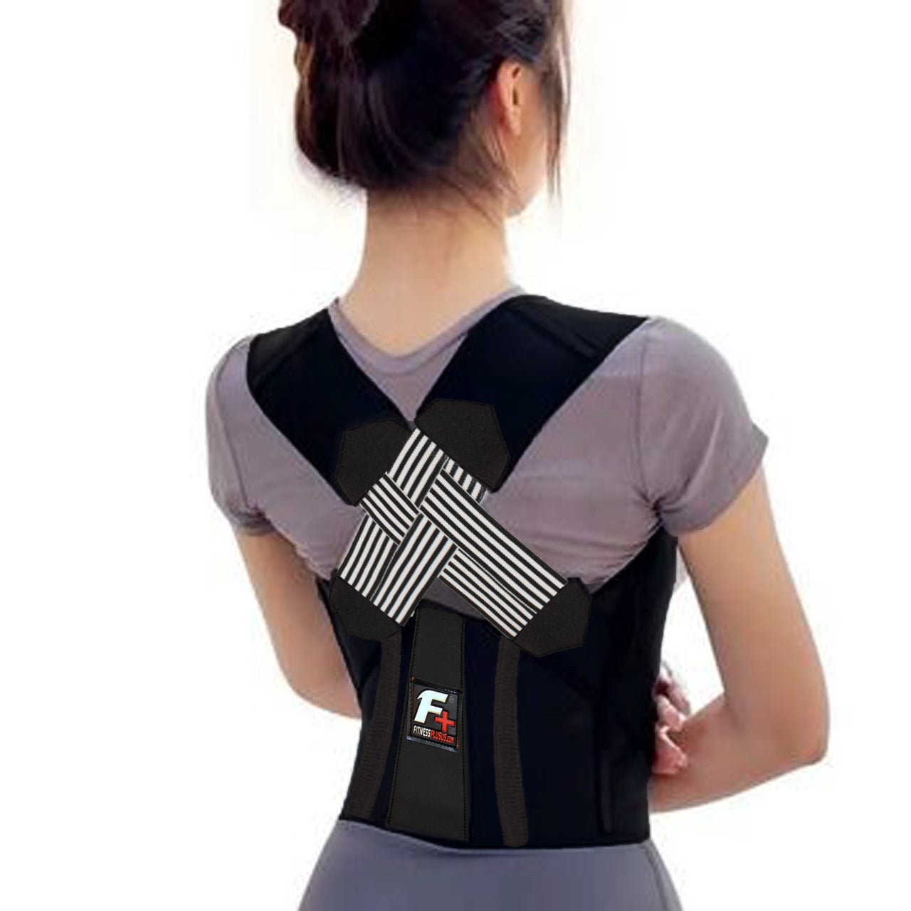 Fitness Plus Posture Corrector Belt – Adjustable Back Support Brace for Men & Women | Spine Alignment & Lower Back Pain Relief